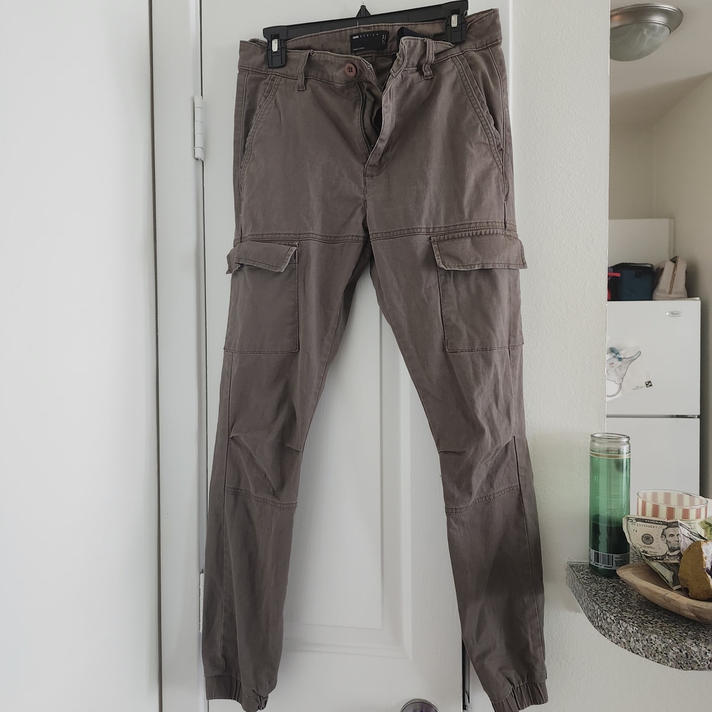ASOS Brown Cargo Pants Modern Fit